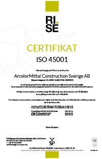 Certifikat 18001